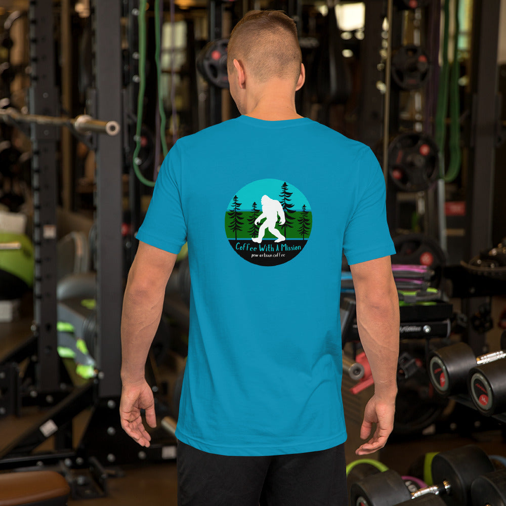 CWAM T-shirt w/ Sasquatch Badge on the back