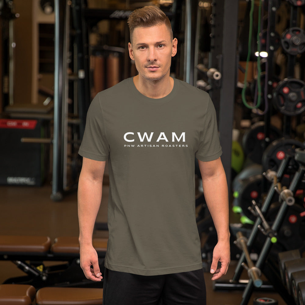CWAM T-shirt w/ Sasquatch Badge on the back