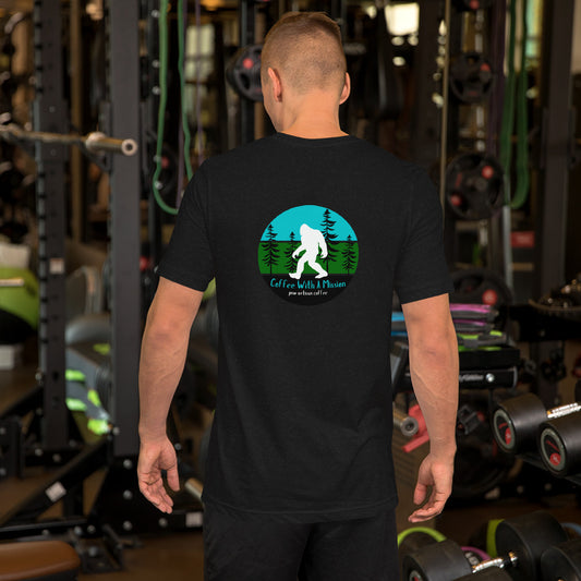 CWAM T-shirt w/ Sasquatch Badge on the back