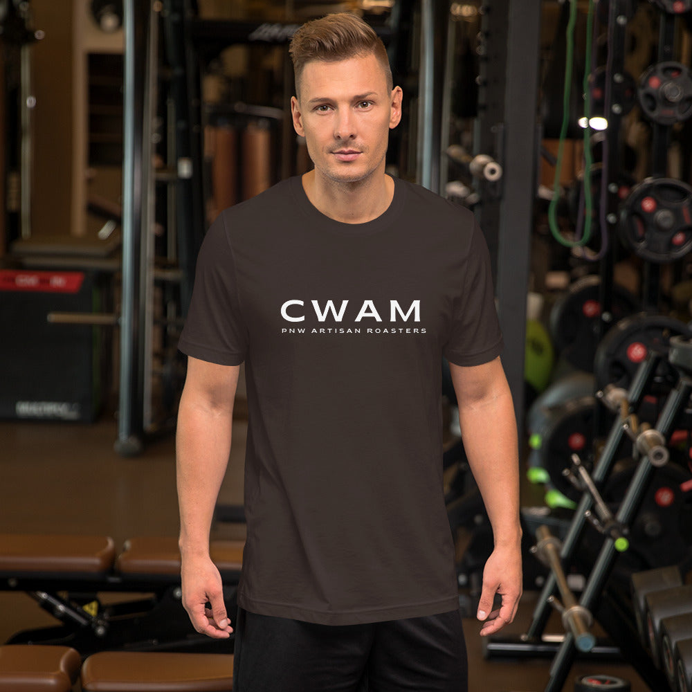 CWAM T-shirt w/ Sasquatch Badge on the back