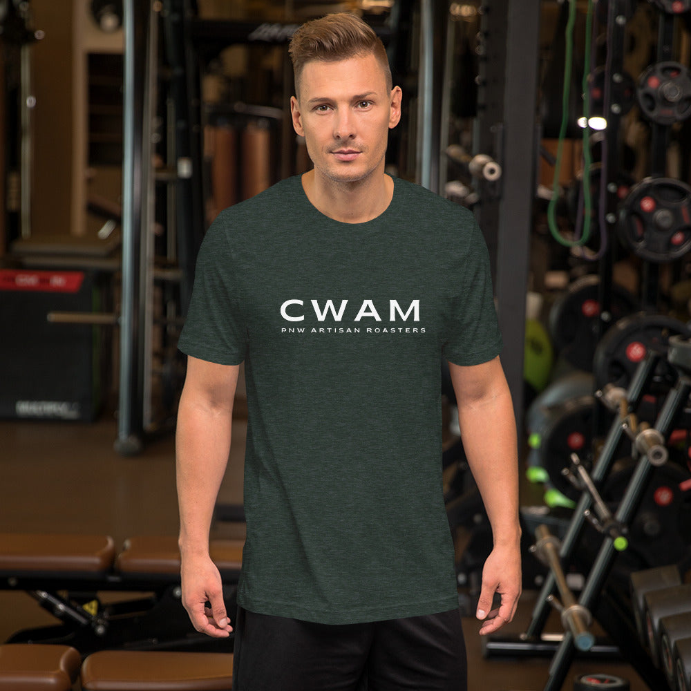 CWAM T-shirt w/ Sasquatch Badge on the back